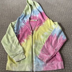 Vintage Havana Zip sweatshirt tie dye